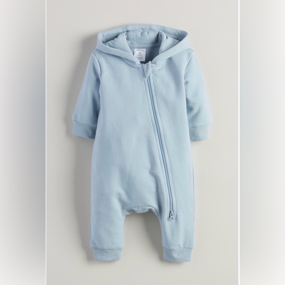 Nordstrom Light Blue Kids Footie